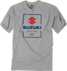 Suzuki Victory T-Shirt - Heather Gray - Medium - Lutzka's Garage