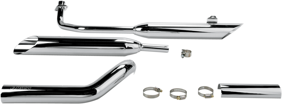 V-Star 650 Slashcut Mufflers