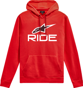 Ride 4.0 Pullover Hoodie - Red/White/Black - Medium - Lutzka's Garage