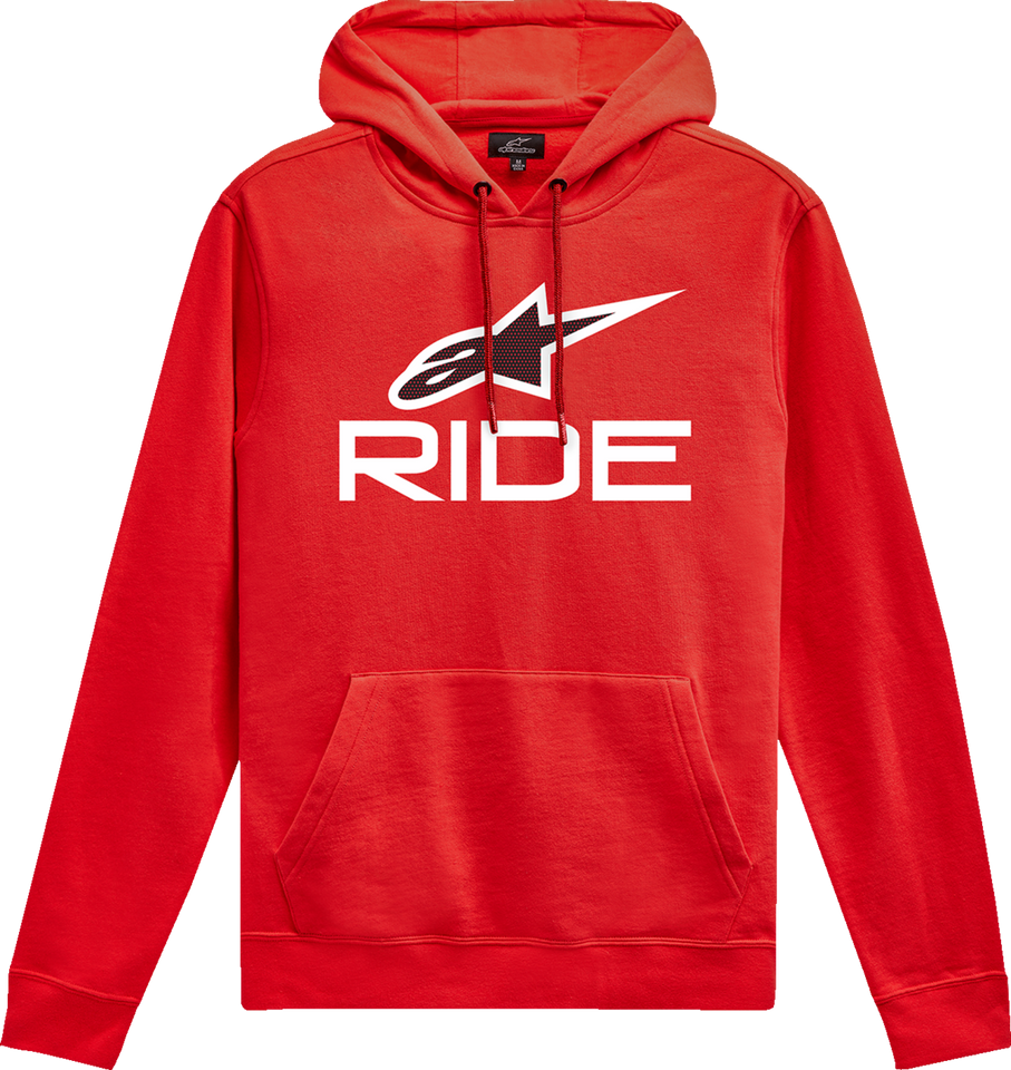 Ride 4.0 Pullover Hoodie - Red/White/Black - Medium - Lutzka's Garage