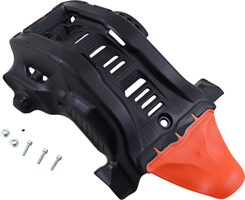 Skid Plate - Black/ 16 Orange - Gas Gas | Husqvarna | KTM