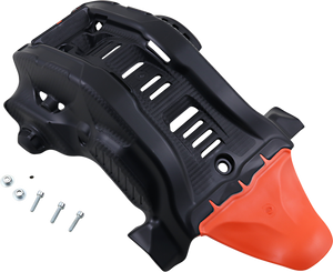 Skid Plate - Black/ 16 Orange - Gas Gas | Husqvarna | KTM