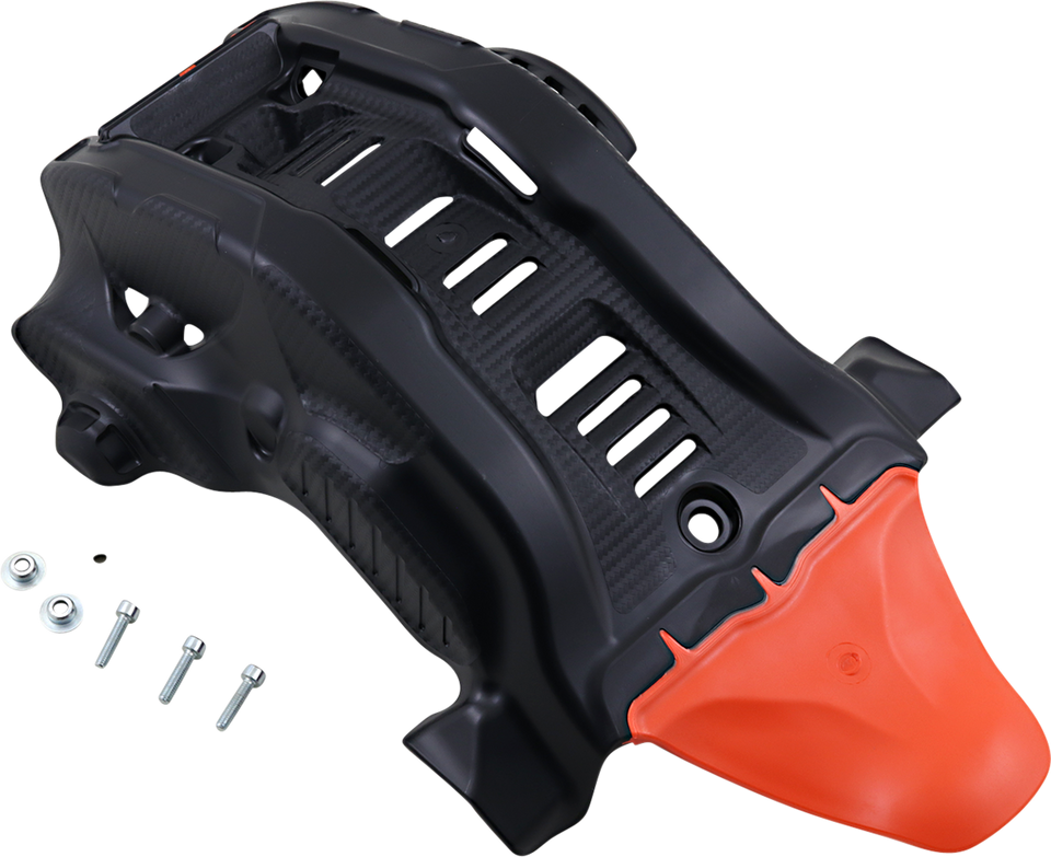 Skid Plate - Black/ 16 Orange - Gas Gas | Husqvarna | KTM