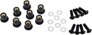 Windscreen Screw Kit - Black - Lutzka's Garage