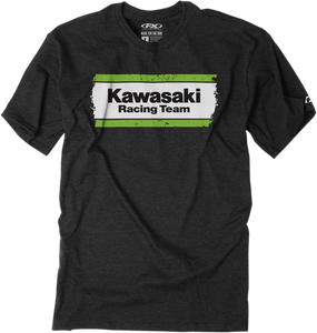 Kawasaki Legend T-Shirt - Heather Charcoal - Medium - Lutzka's Garage