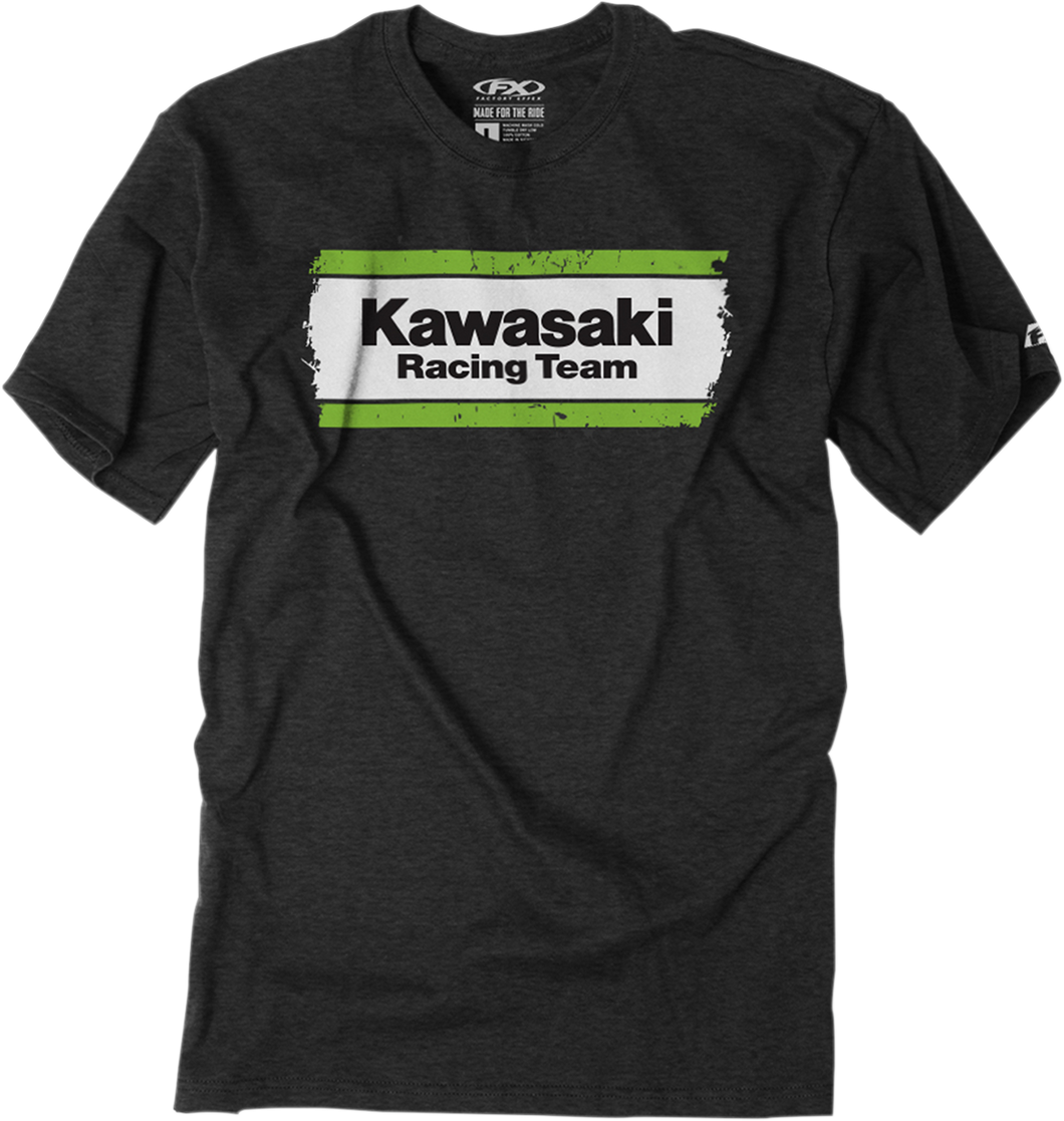 Kawasaki Legend T-Shirt - Heather Charcoal - Medium - Lutzka's Garage