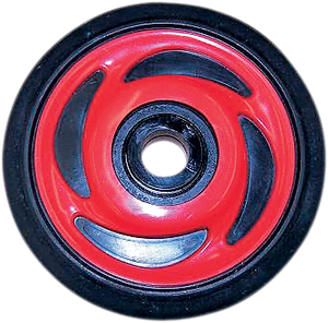 Idler Wheel with Insert/Bearing 6205-2RS - Indy Red - Group 8 - 5.35" OD x 0.75" ID