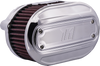 Oval Air Cleaner Kit - Chrome - M8 - Lutzka's Garage