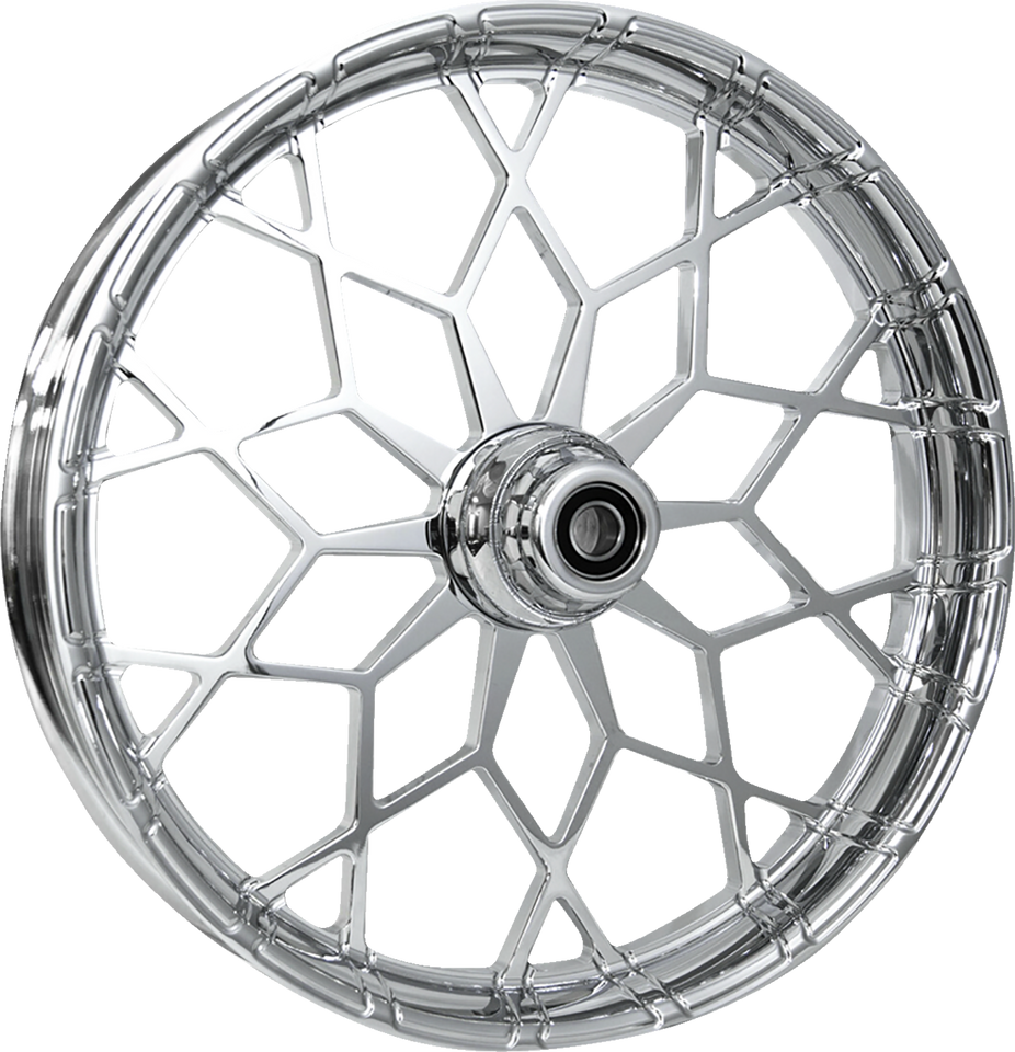 Wheel - Phenom - Front - Dual Disc/with ABS - Chrome - 21x3.5 - FLH - Lutzka's Garage