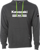 Kawasaki Sixty Two Pullover Hoodie - Heather Charcoal - Medium - Lutzka's Garage