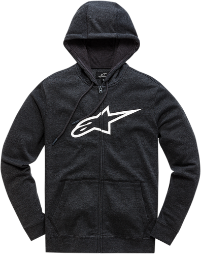 Ageless 2 Zip Hoodie - Black/White - Medium - Lutzka's Garage