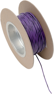 100 Wire Spool - 18 Gauge - Violet/Black