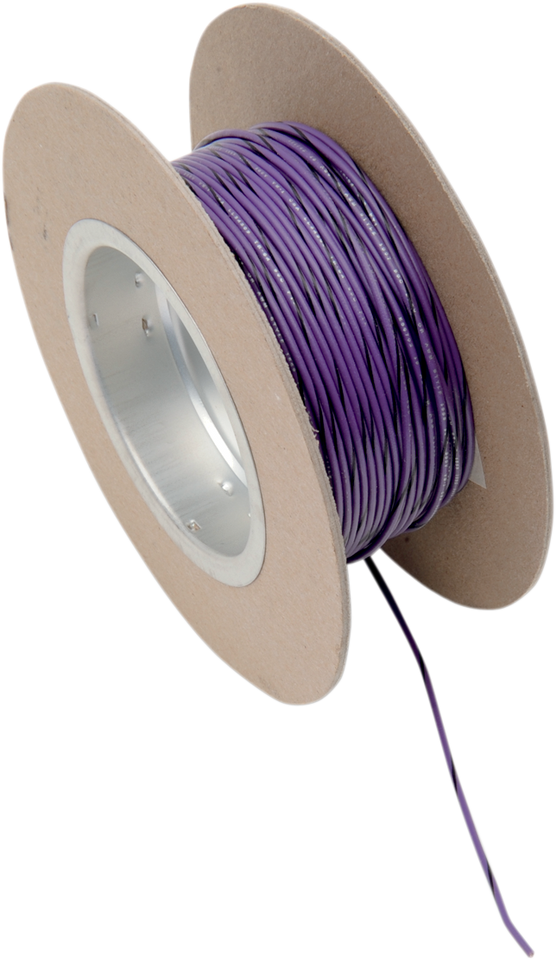 100 Wire Spool - 18 Gauge - Violet/Black