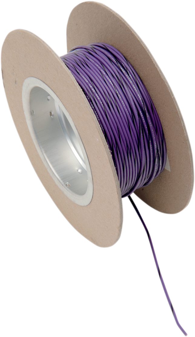 100 Wire Spool - 18 Gauge - Violet/Black