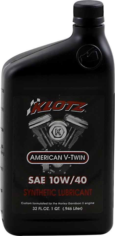 V-Twin Synthetic Engine Oil - 10W-40 - 1 U.S. quart