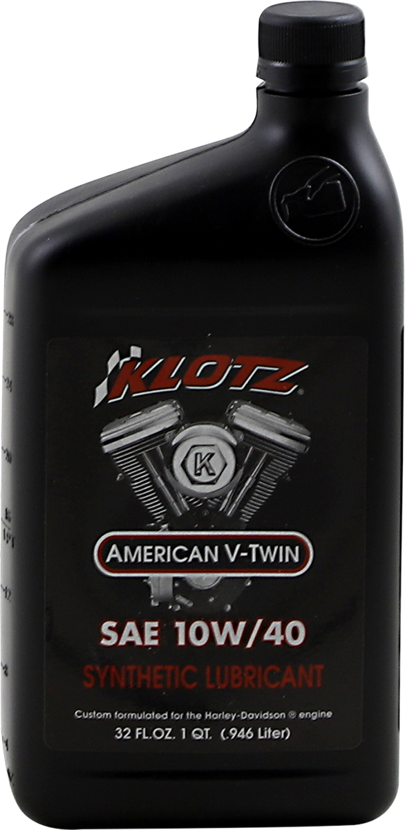 V-Twin Synthetic Engine Oil - 10W-40 - 1 U.S. quart