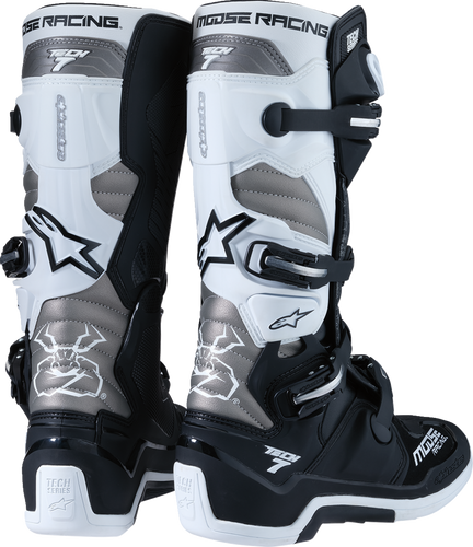 Tech 7 Boots - Black/White/Gray - US 5 - Lutzka's Garage