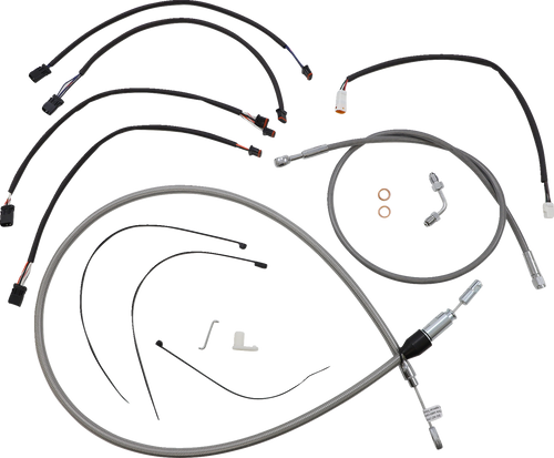 Control Cable Kit - XR - Stainless Steel/Chrome