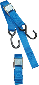 Cam Buckle Tie-Down - 1" x 5-1/2 - Blue - Lutzka's Garage