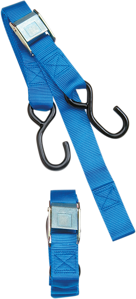 Cam Buckle Tie-Down - 1" x 5-1/2 - Blue - Lutzka's Garage