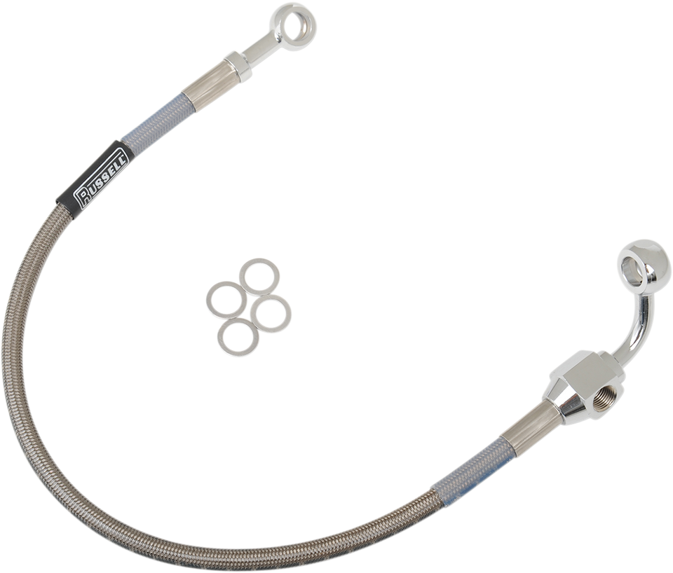 Brake Line - Rear - Stainless Steel - 99 FXD - Lutzka's Garage