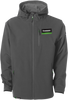 Kawasaki Track Jacket - Gray - Medium - Lutzka's Garage