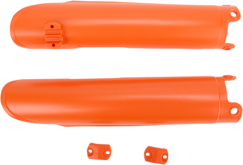 Lower Fork Covers for Inverted Forks - KTM Orange