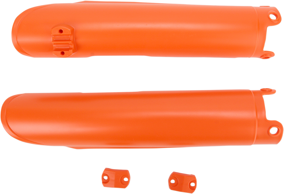 Lower Fork Covers for Inverted Forks - KTM Orange