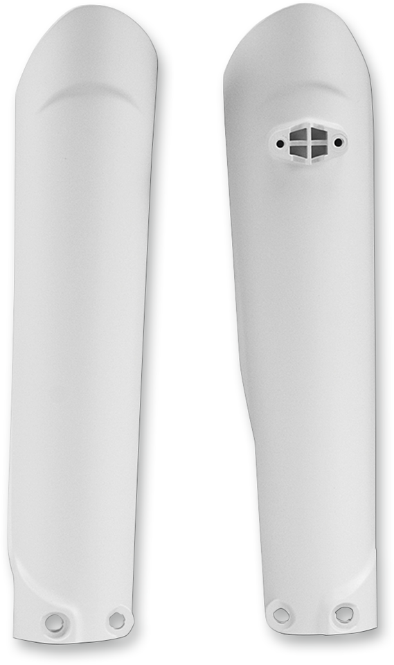 Lower Fork Covers for Inverted Forks - 16 White