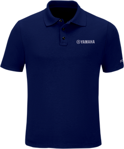 Yamaha Polo Shirt - Navy - Medium - Lutzka's Garage