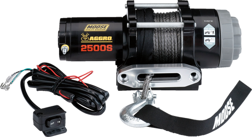 2500 LB Winch - Synthetic Rope