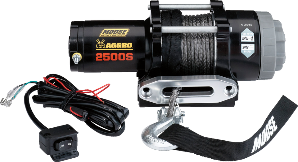 2500 LB Winch - Synthetic Rope