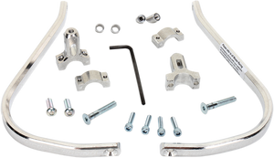 Handguards - Aluminum - 1-1/8" - Silver - Lutzka's Garage