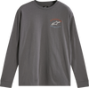 Full Face Long-Sleeve T-Shirt - Charcoal - Medium - Lutzka's Garage