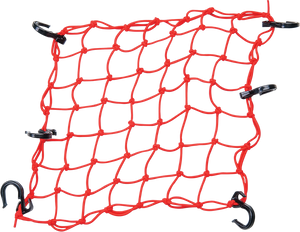 Adjustable Cargo Net - Red - Lutzka's Garage