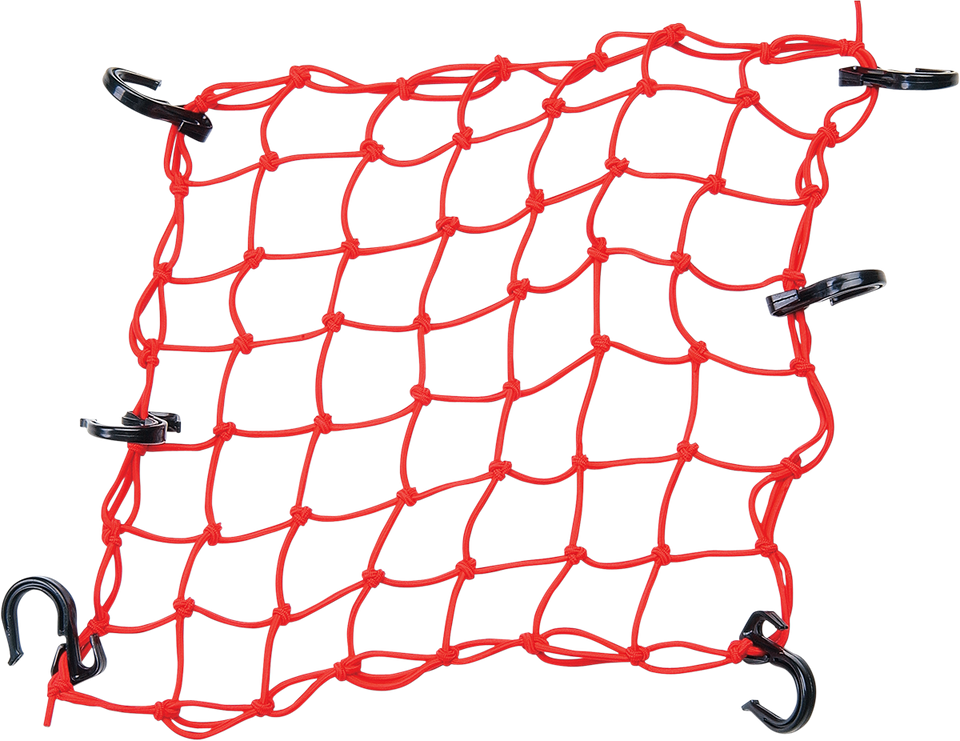 Adjustable Cargo Net - Red - Lutzka's Garage