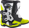 Youth Tech 3S Boots - Black/White/Yellow - US 1 - Lutzka's Garage