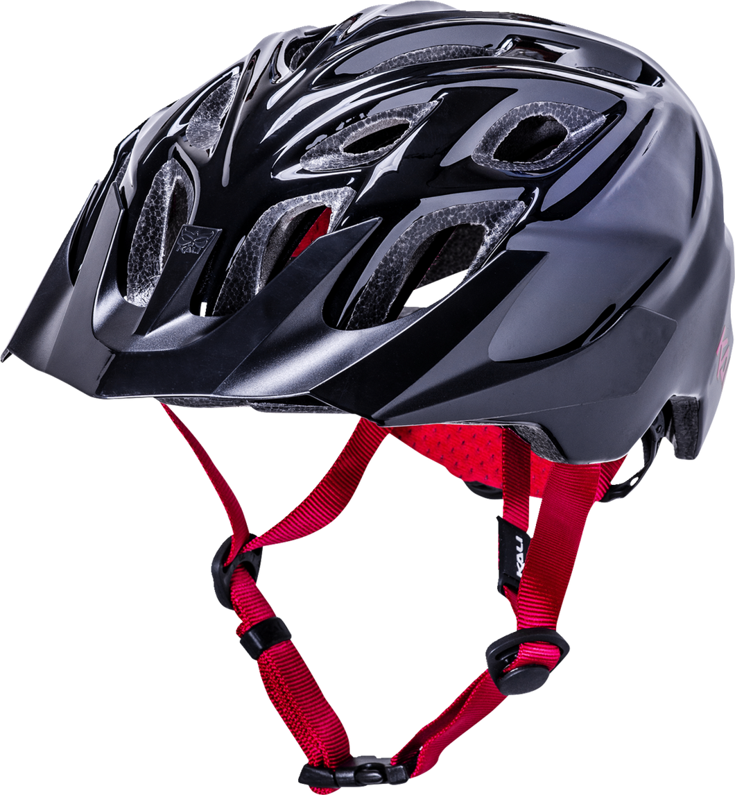 Youth Chakra Helmet - Gloss Black - Lutzka's Garage