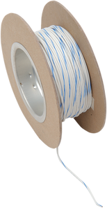 100 Wire Spool - 18 Gauge - White/Blue - Lutzka's Garage