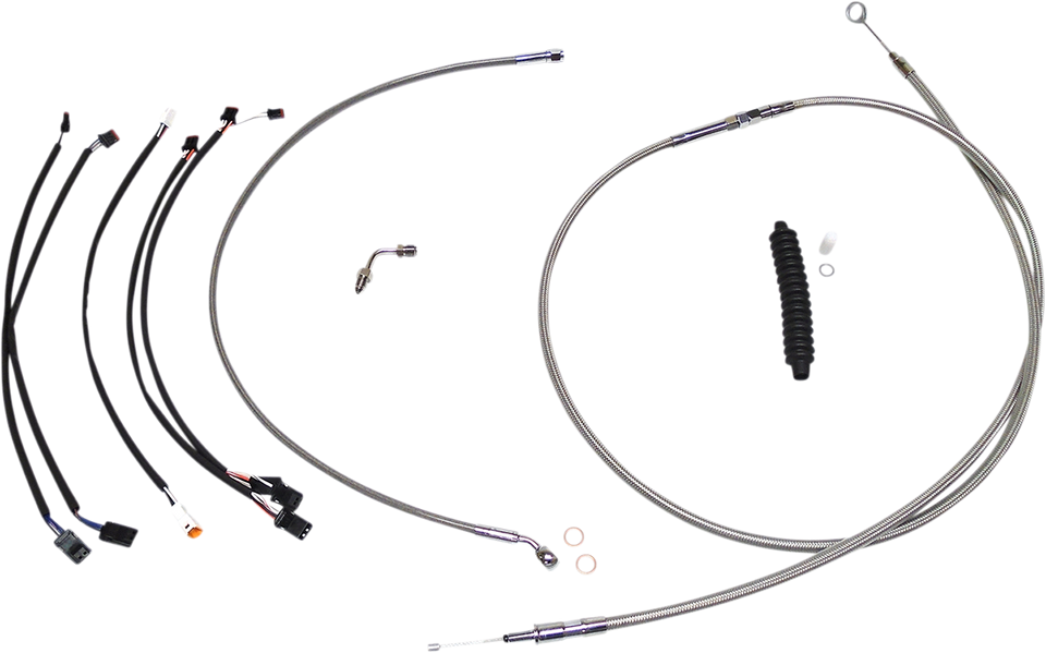 Control Cable Kit - XR - Stainless Steel/Chrome