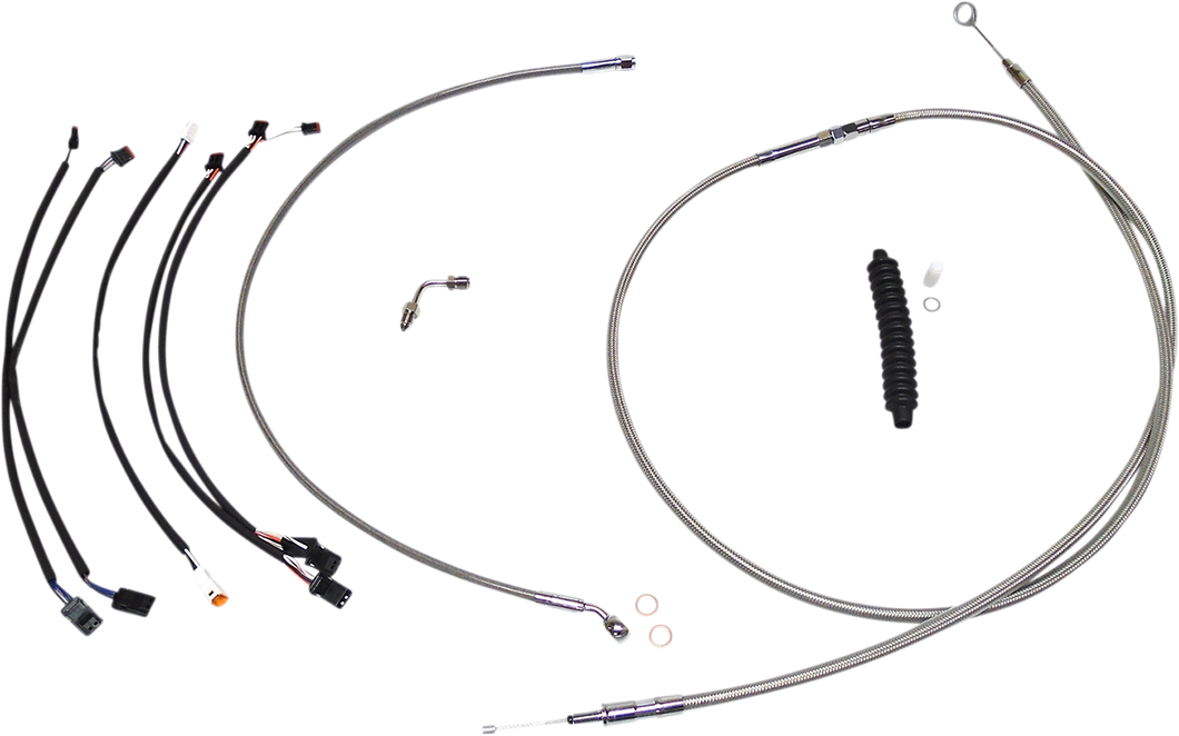 Control Cable Kit - XR - Stainless Steel/Chrome