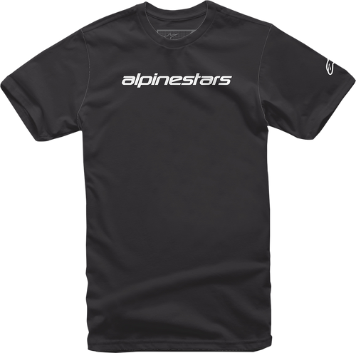 Linear Wordmark T-Shirt - Black/Gray - Medium - Lutzka's Garage