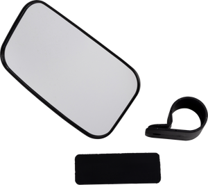 Mirror - Rear View - Rectangle - Black - 1-3/4" - Lutzka's Garage