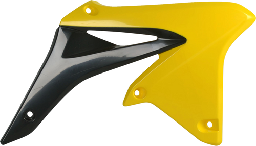 Radiator Cover - Black/ Yellow - RMZ 250