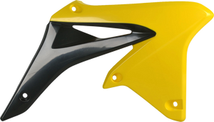Radiator Cover - Black/ Yellow - RMZ 250