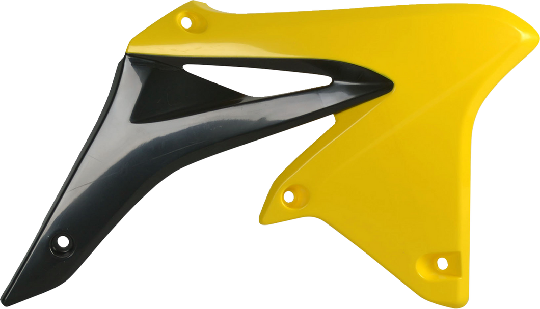 Radiator Cover - Black/ Yellow - RMZ 250