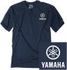 Yamaha Icon T-Shirt - Navy - Medium - Lutzka's Garage