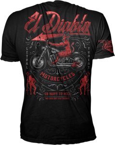 Vintage Velocity El Diablo T-Shirt - Black - Large - Lutzka's Garage