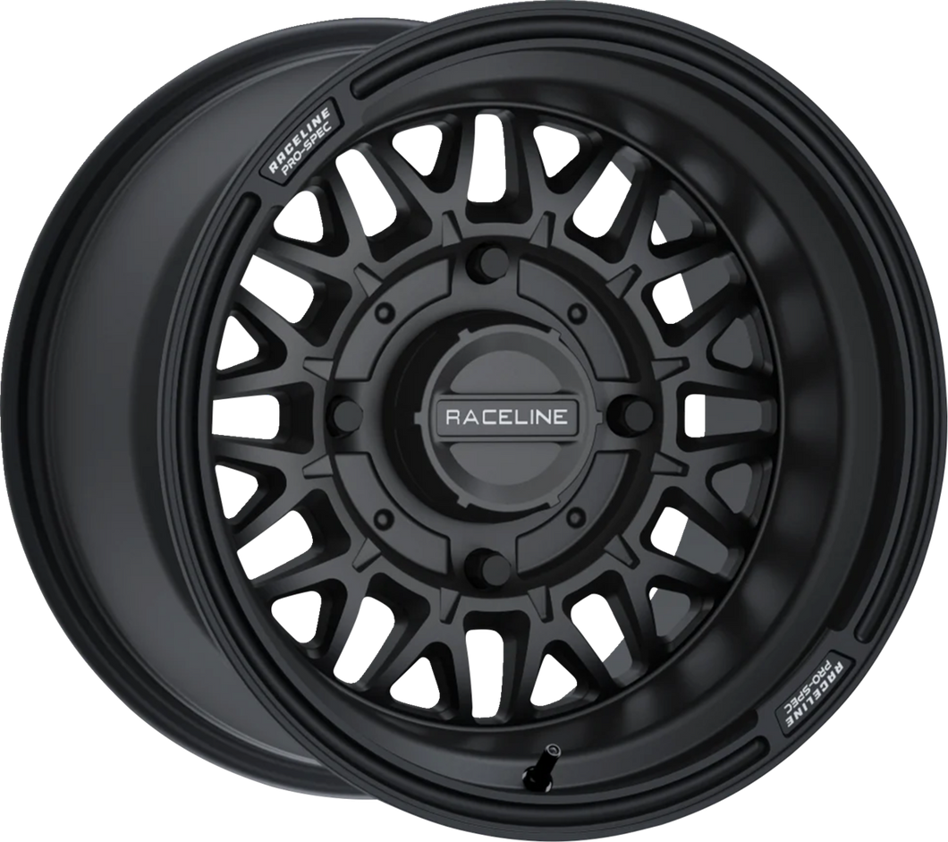 Wheel - Omega - Front/Rear - Black/Satin - 14x7 - 4/137 - 5+2 (+10 mm)