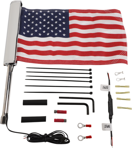 LED Flagpole - U.S. Flag